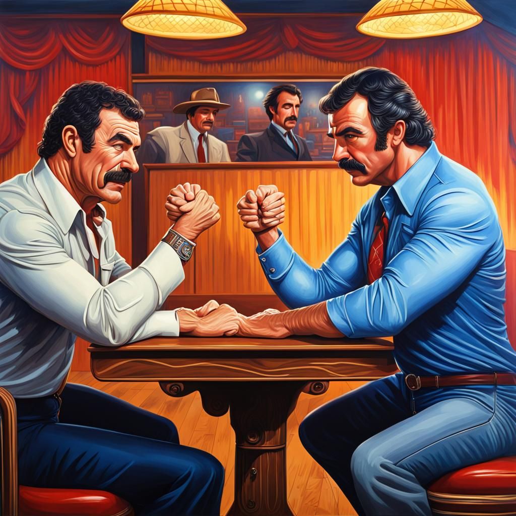 Hyperrealistic Arm Wrestling in Texas