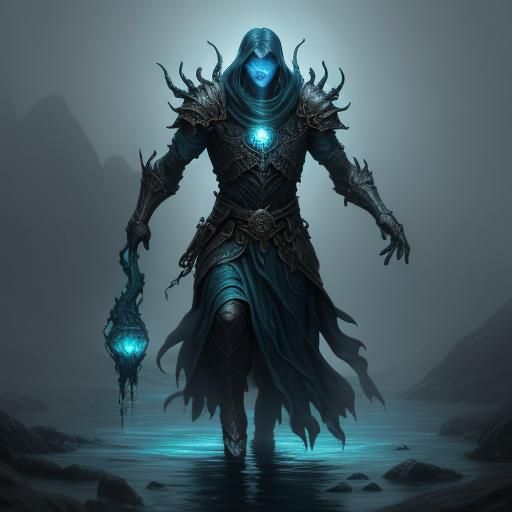 Water Elemental Readying Strike in Dreamscape Style