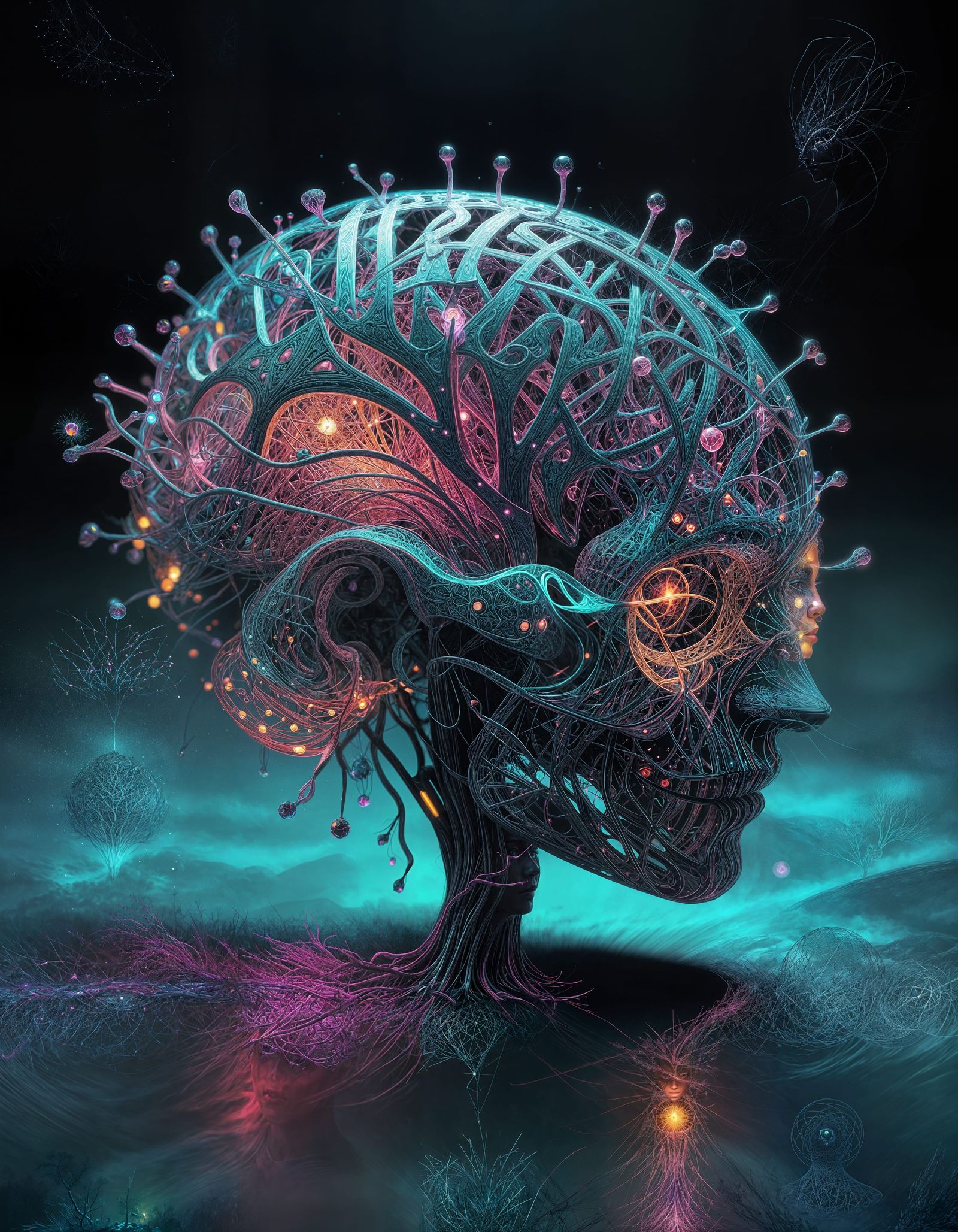 Escherian Brain Examines Triangular Moiré Patterns in Vibran...