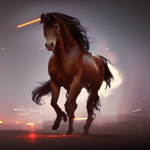 Horses as Cars with Guns: Concept Art