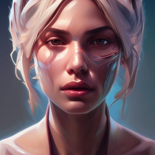 Hyperdetailed Portrait in Dynamic Lighting