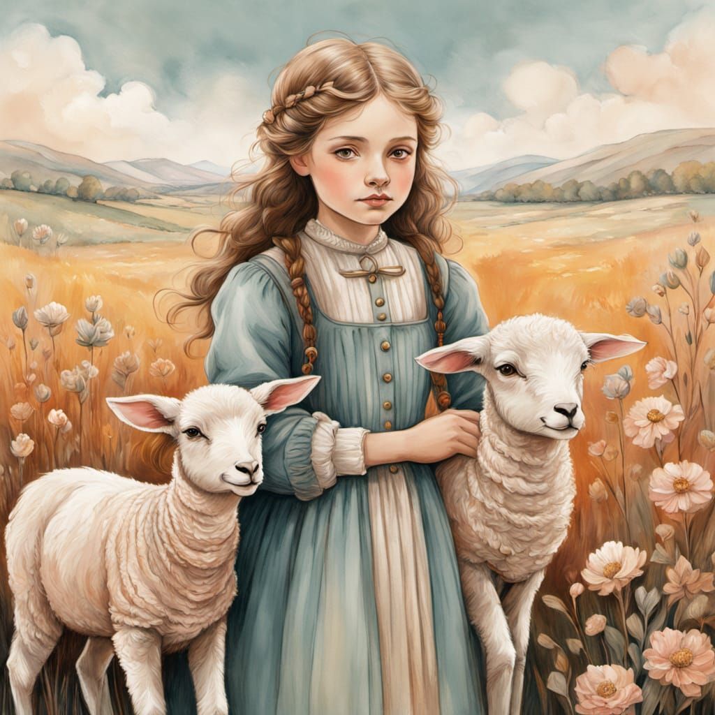 Whimsical Children's Illustration in Pastel Colors