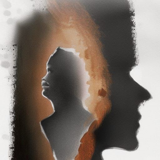 Evocative Shadow Self Portrait