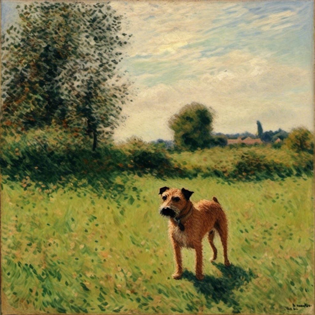 Nellie's Meadow: Impressionist Afternoon Landscape