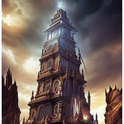 Epic Tower of Infinity: Digital Matte Painting