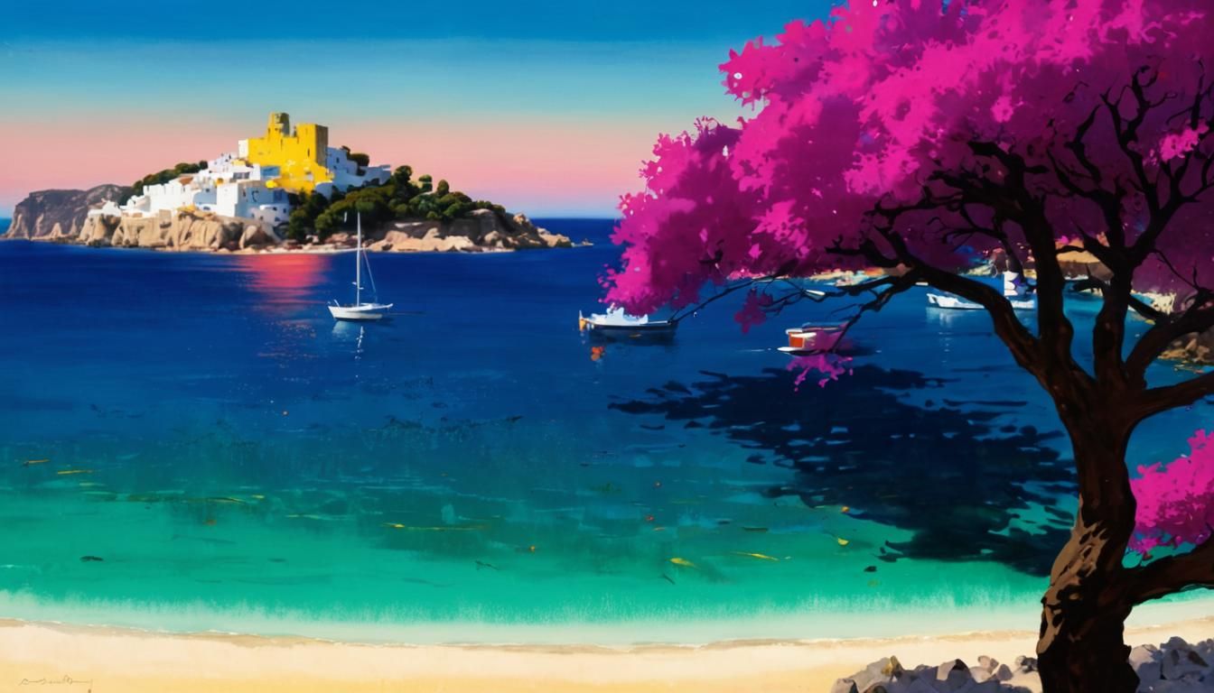 Ibiza in Day-Glo Capriccio Style