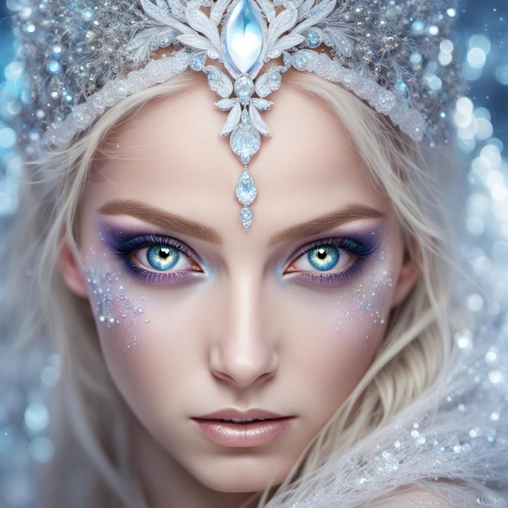 Ethereal Fairy with Vivid Eyes in High Detail