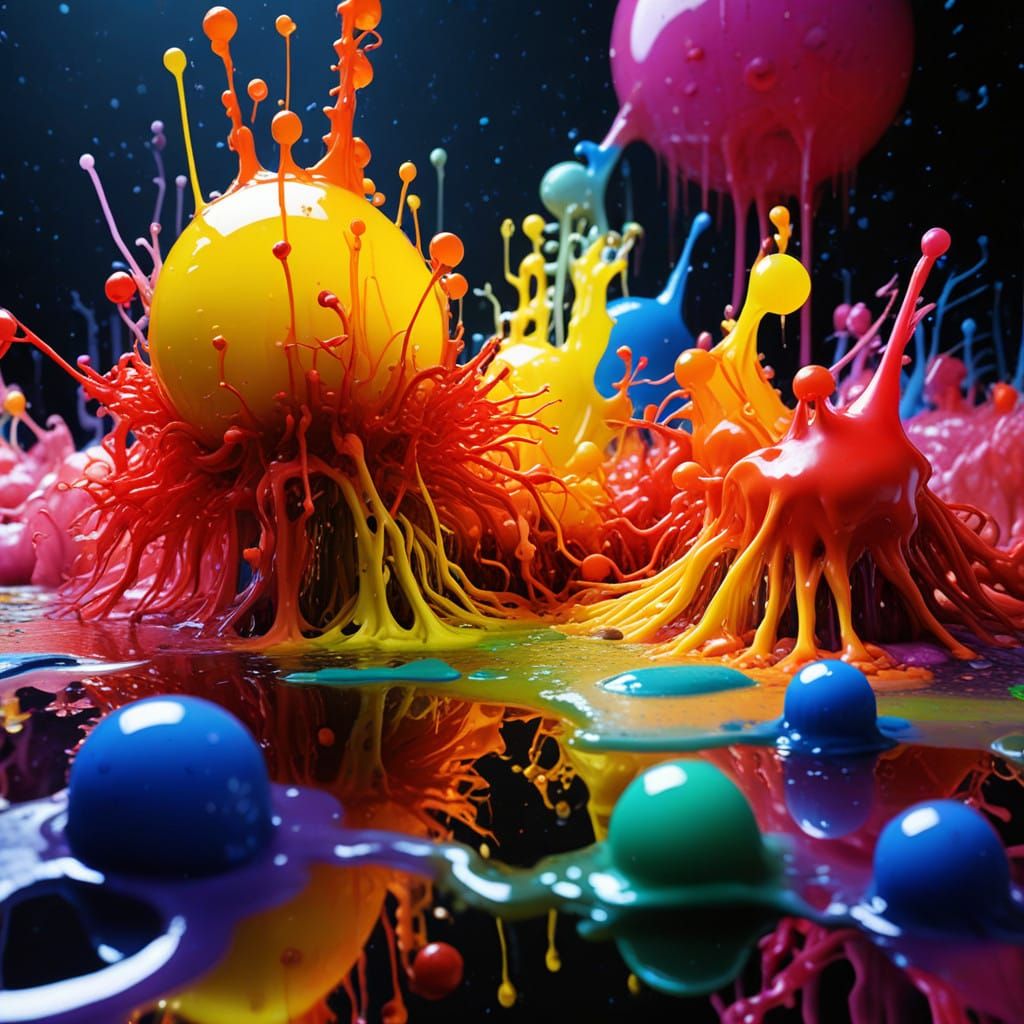 Vibrant Microbial Landscapes in a World of Multicolored Goo