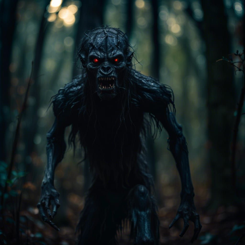 creepy skinwalker the  woods