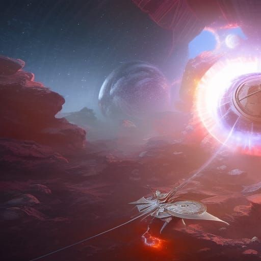 Deep Space Centrifuge: Matte Painting in 8K