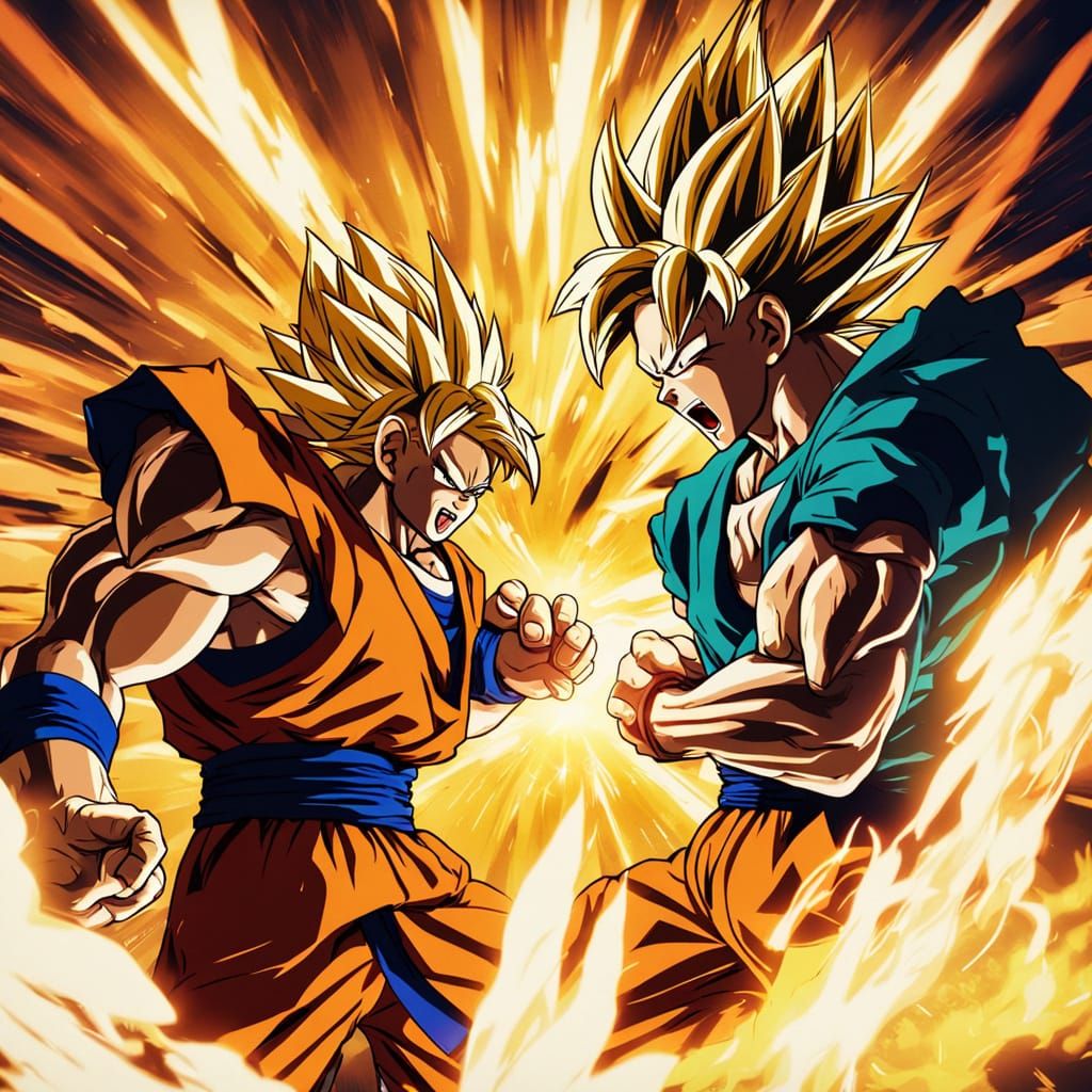 Epic Dragon Ball Z Anime Fight in 4K