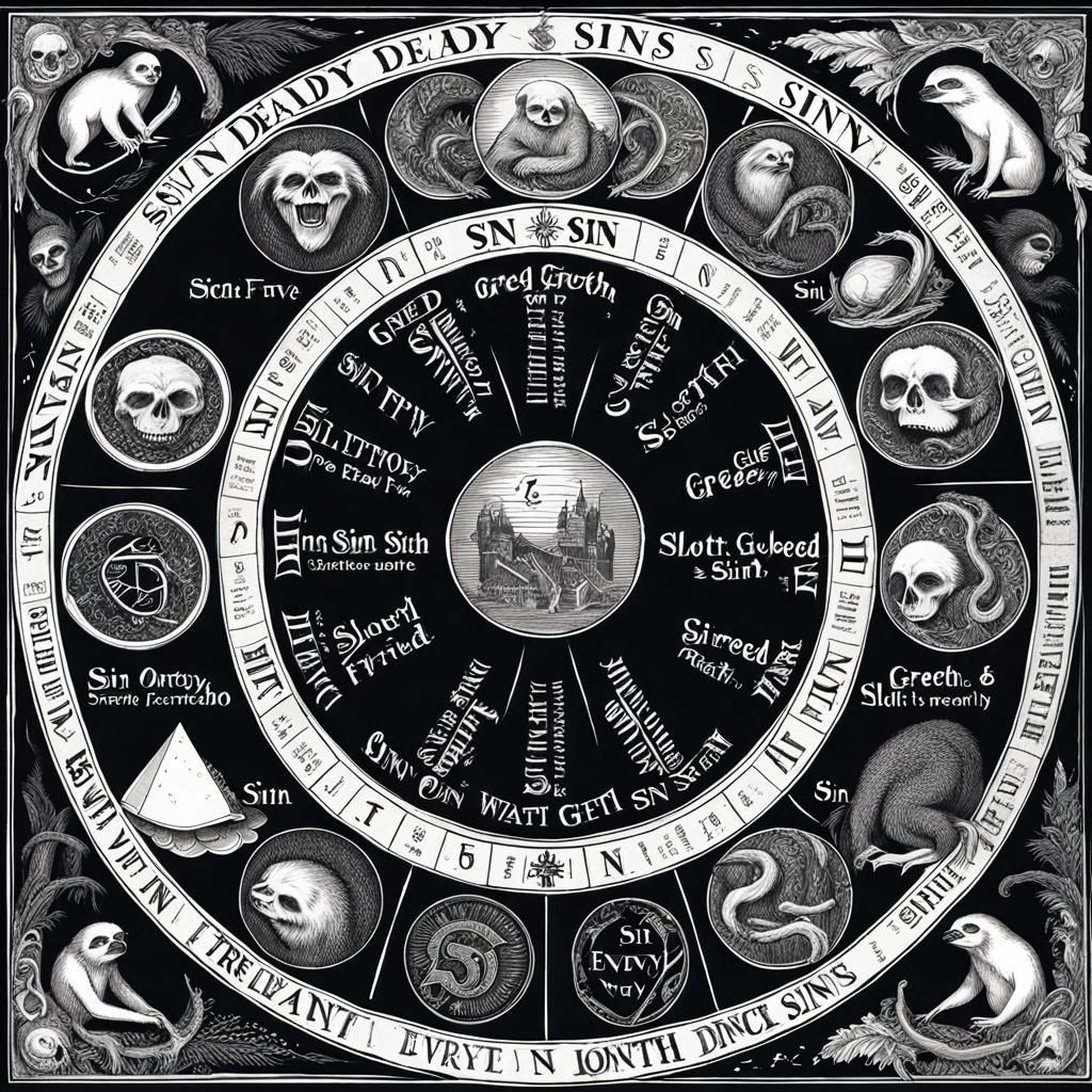 Seven Deadly Sins: Symbolic Representations