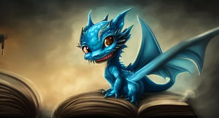 Reading with the Blue Dragon