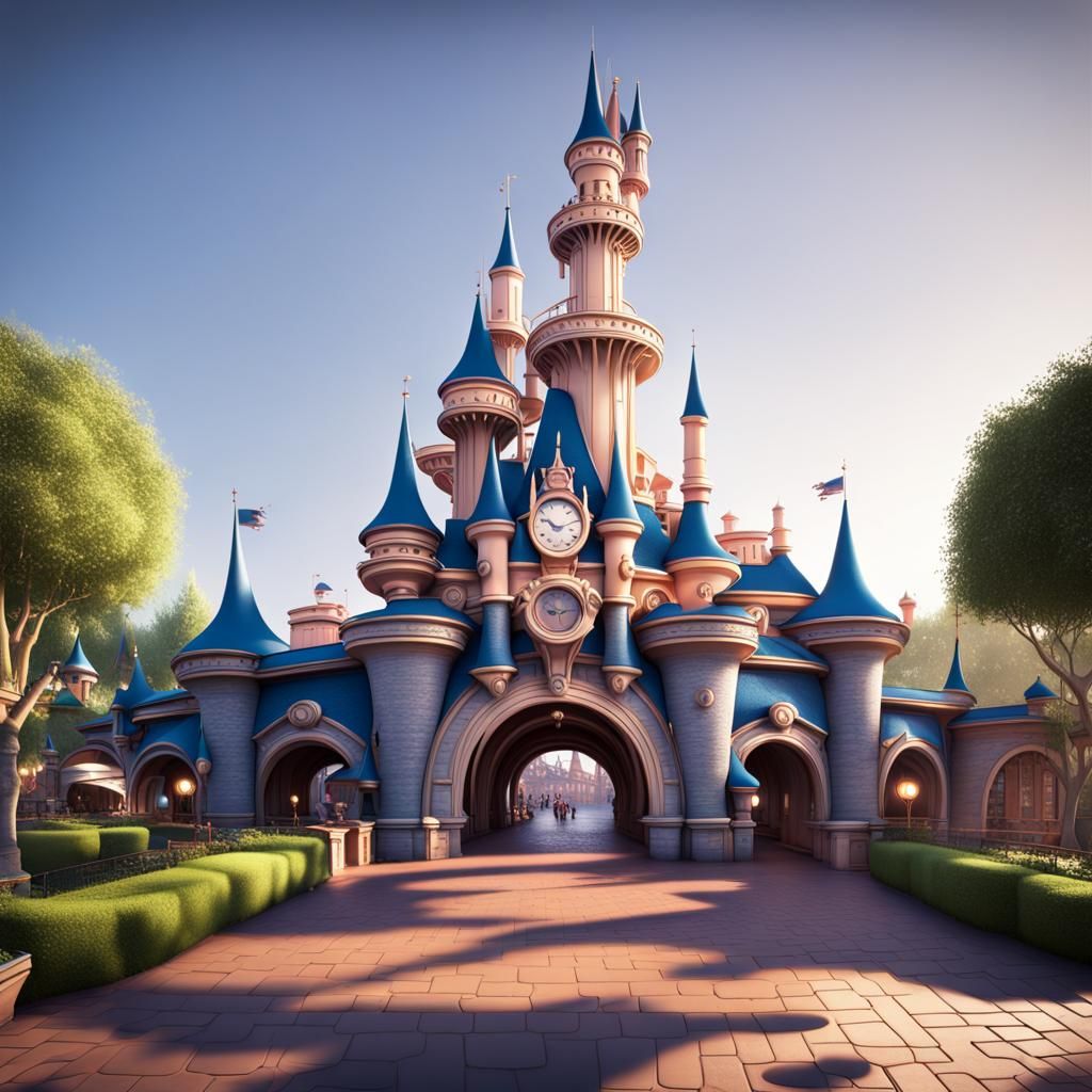 Disneyland Paris in Unreal Engine 3D