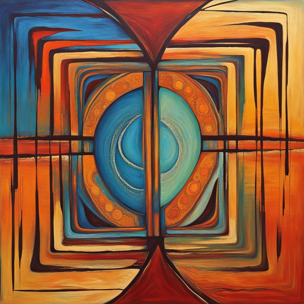 Abstract Meditation: A Journey of Self-Reflection