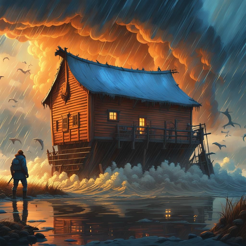 Animals and Noah's Ark in Fantasy Flood