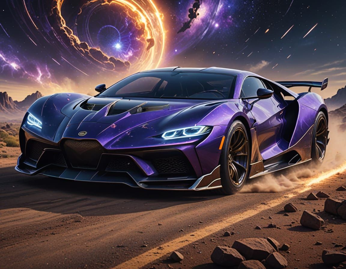 Thanos Portal Transforms Rusted Car into Futuristic Supercar