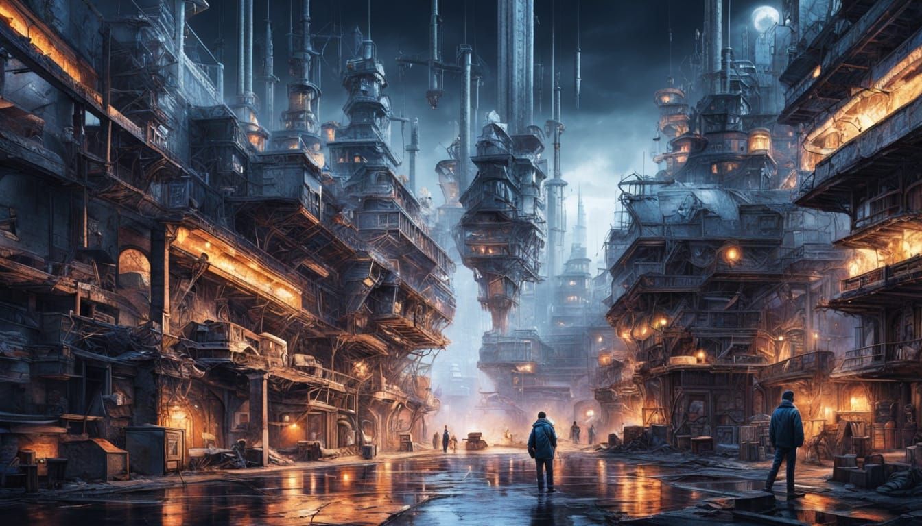 Craftsman in Industrial Decay