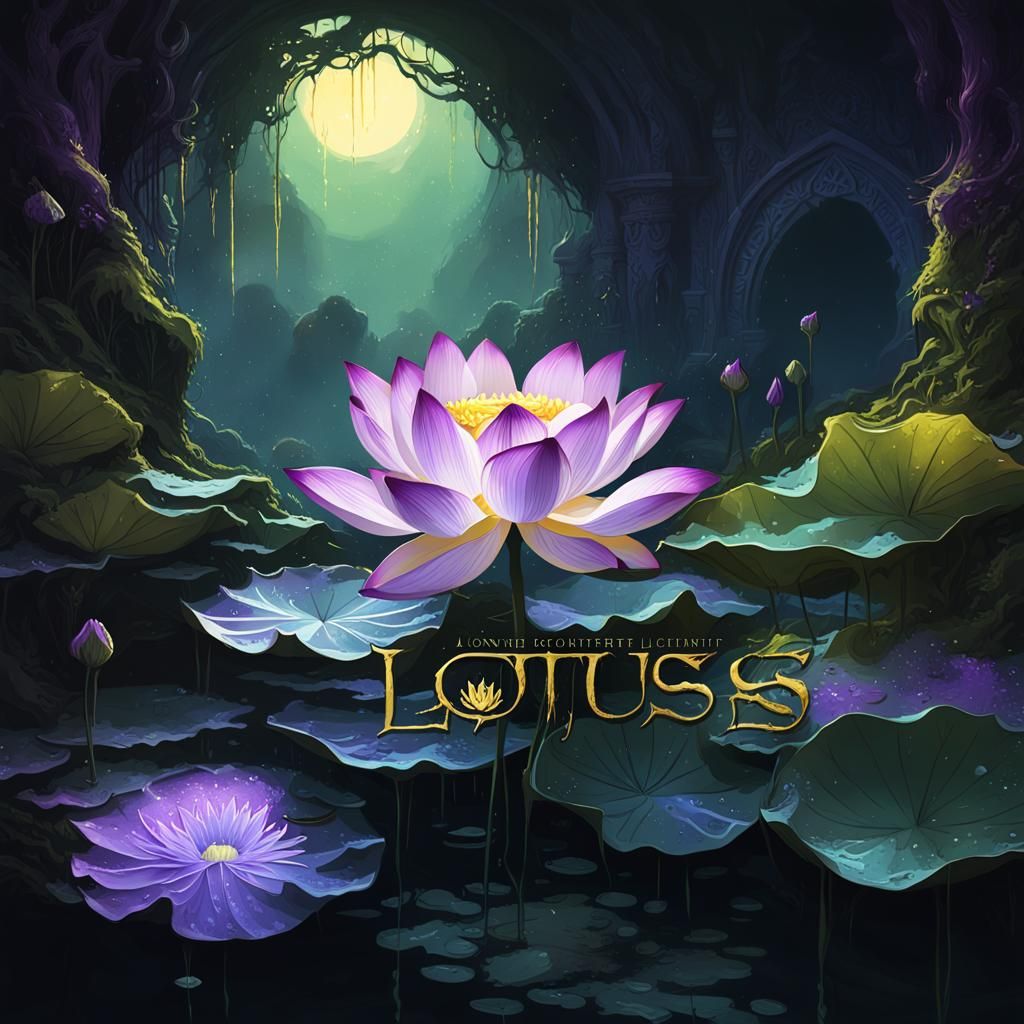 Dark Fantasy Lotus Cove Concept Art