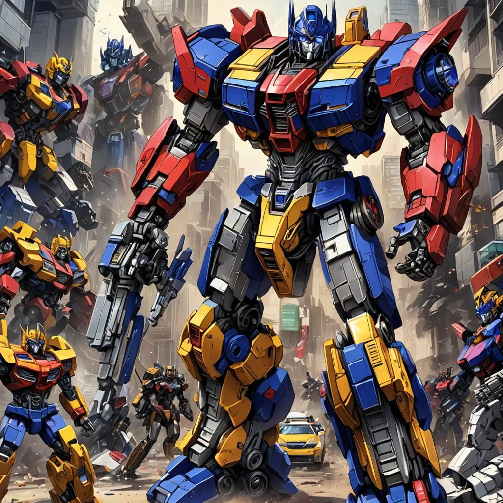 Dynamic Transformers in Anime Style Key Visual