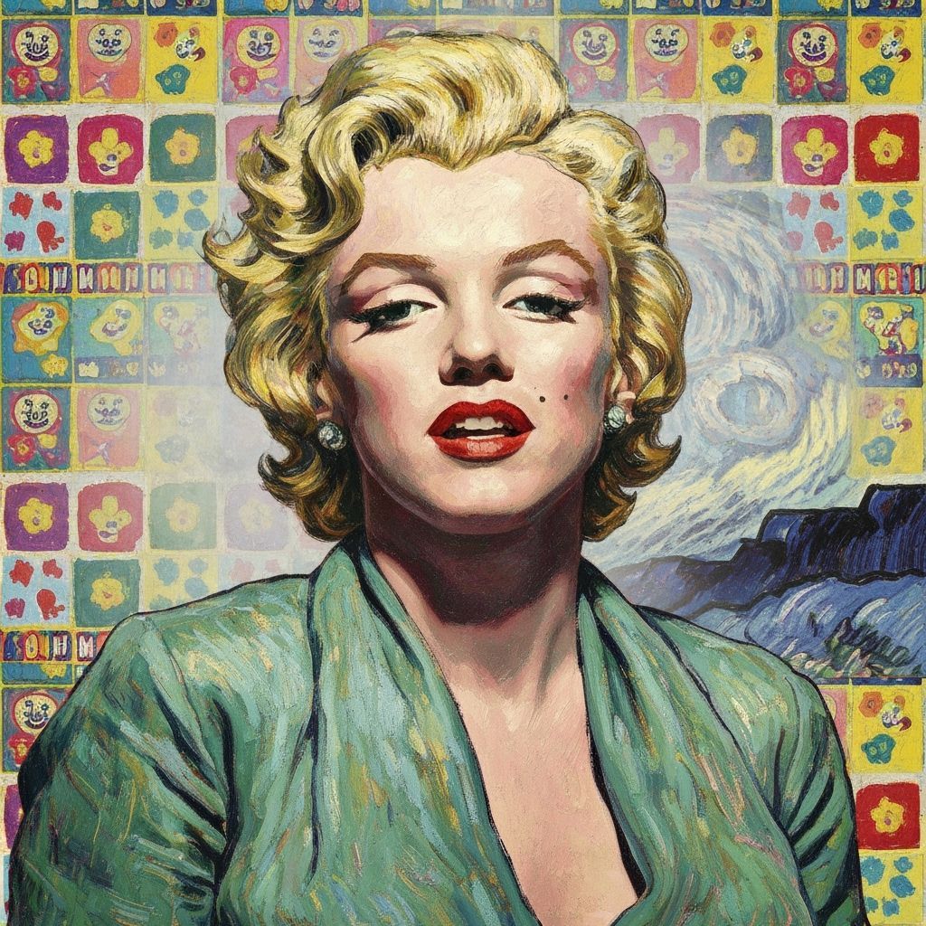 Marilyn Monroe: A Fusion of Pop Art and Expressionism