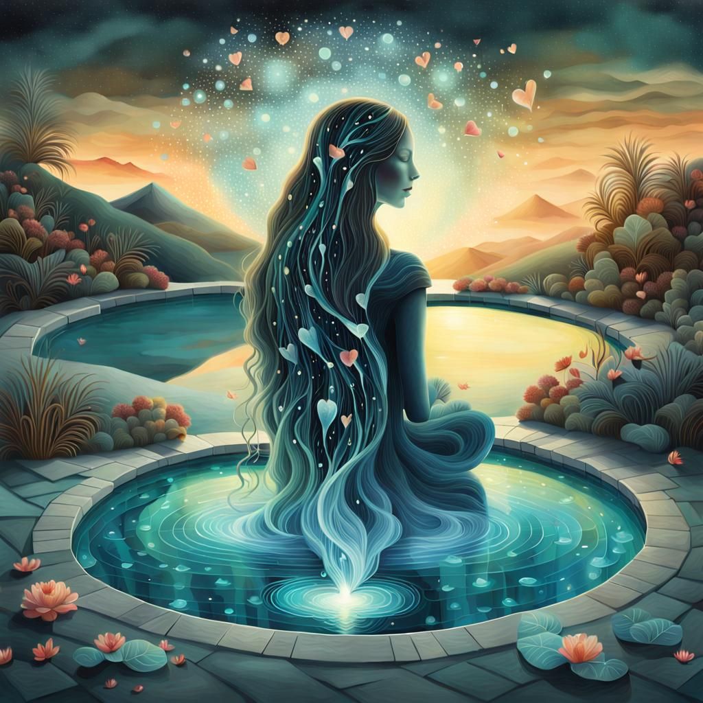 Resilient Woman: Bio Art Collage in 8K