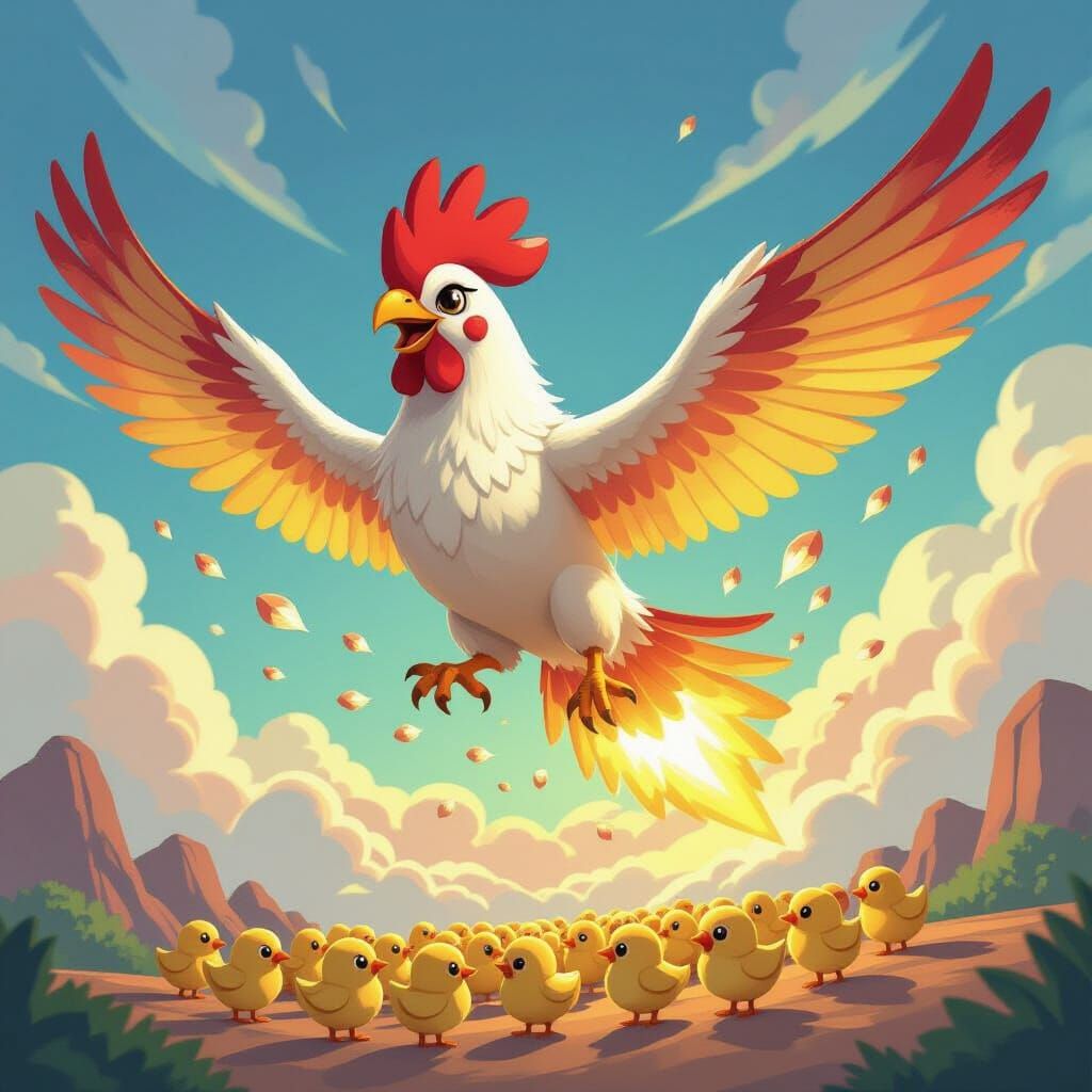 Giant Chicken-Pterodactyl Skylander Unleashes Steel Feathers