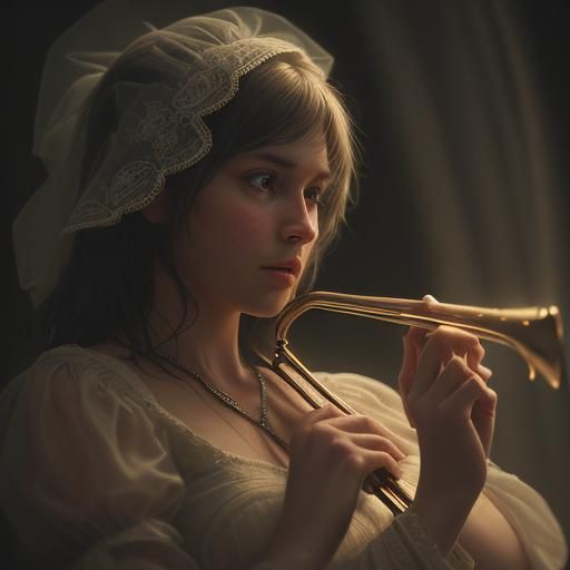 Love Over Trombone: A Hyperrealistic Still Life