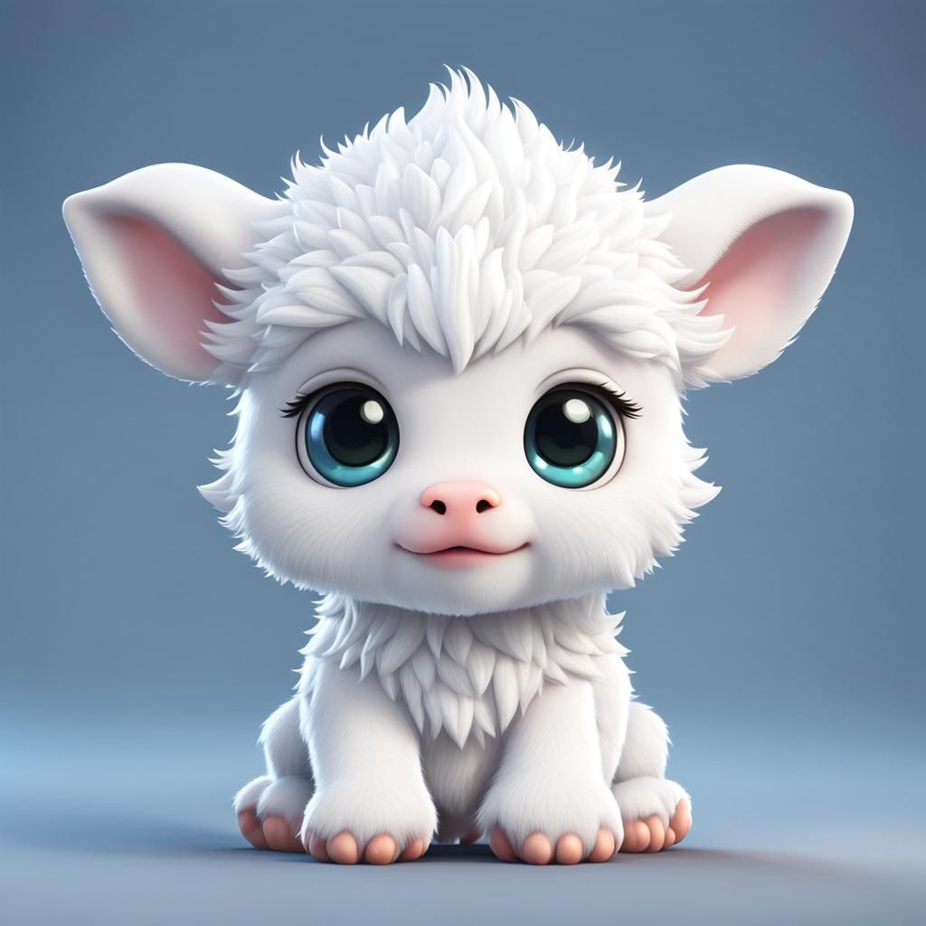 Cute Animated Baby Oxolyl Cartoon