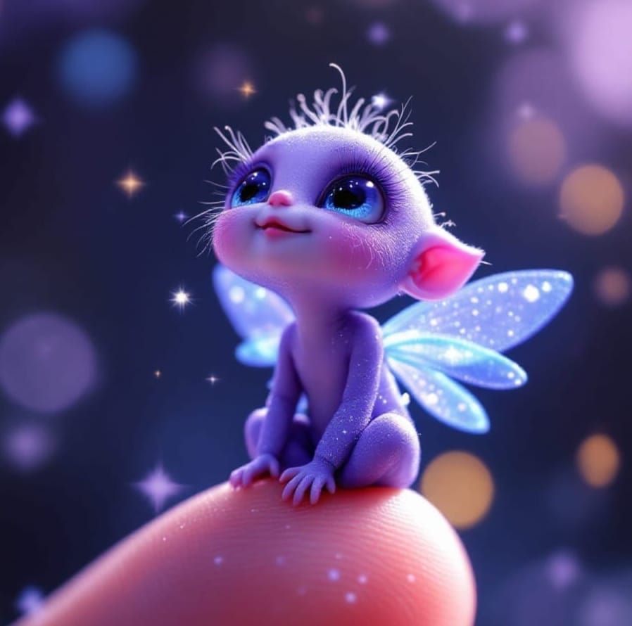 Ethereal Fairy Friend in Magical Close Up