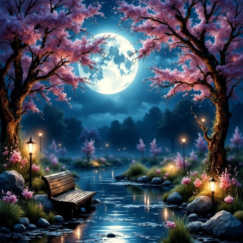 <lora:Impressionist:1.0> Create an enchanting scene set in a...