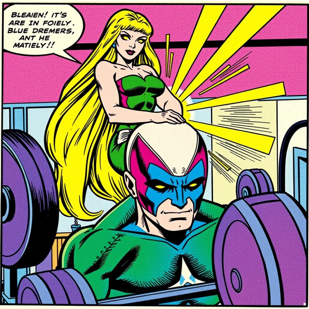 Female Fitness Influencer Rides Marvel's Blue Dreamer in a V...