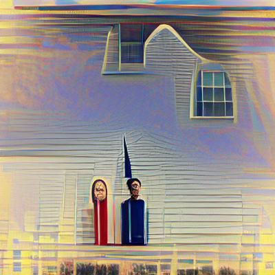 American Gothic Digital Art