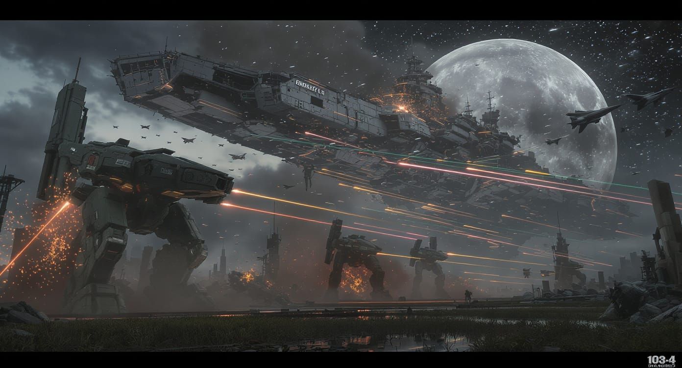 Epic Mech Battle: Battletech Mechs vs. Macross Fighters