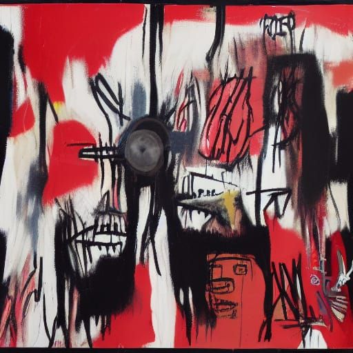 Activism Art Inspired by Basquiat's Symbolic Style