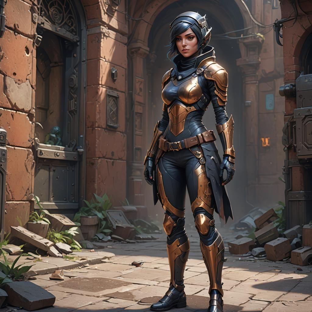 Sci-Fi Thief Character Concept Art in 8K