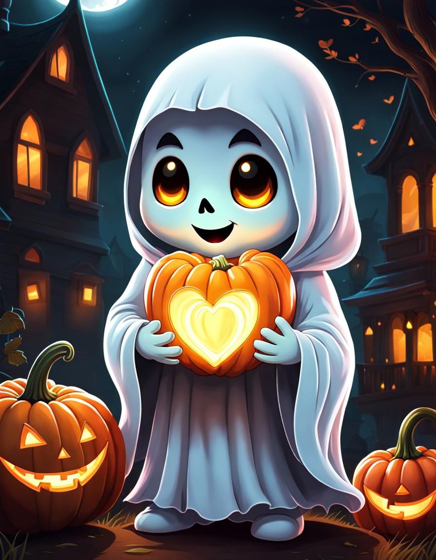 Cute Halloween Ghost