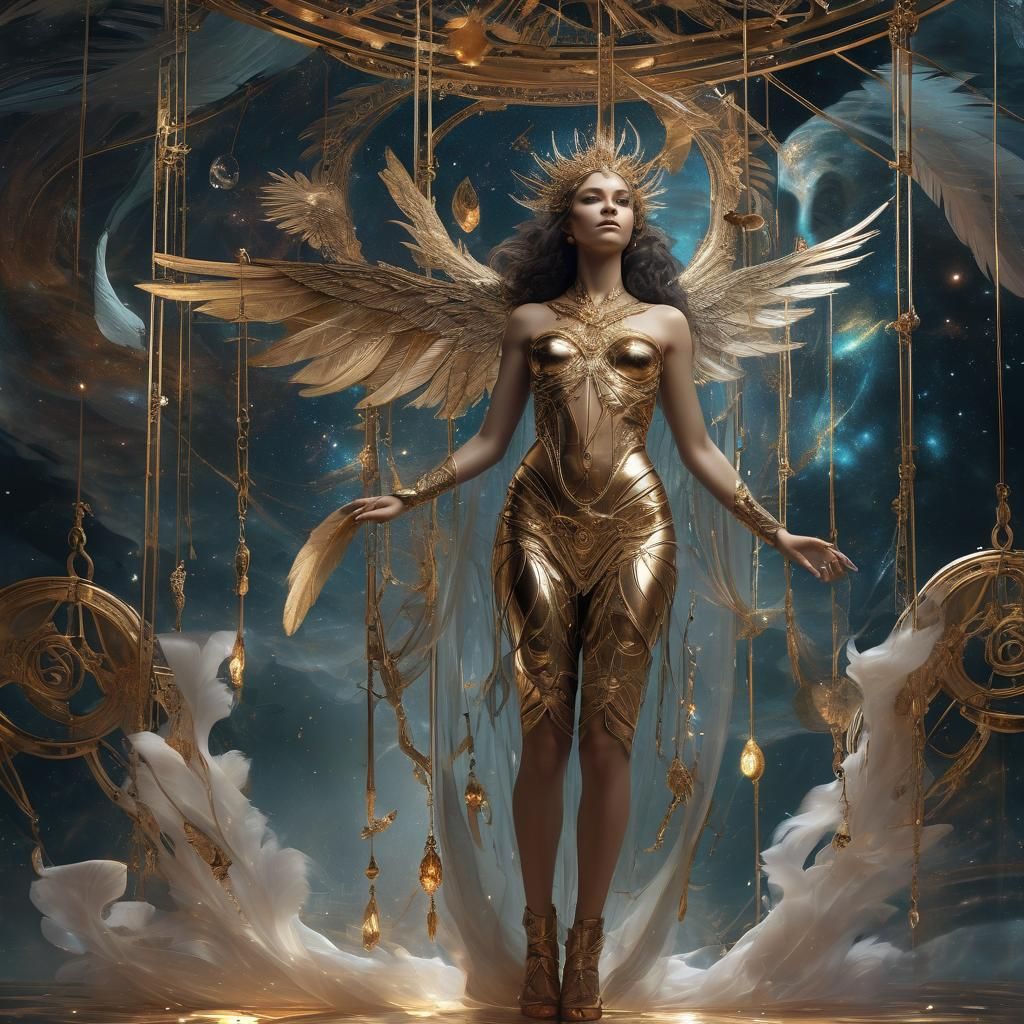 Libra: Cosmic Gold Creation in Holographic Style