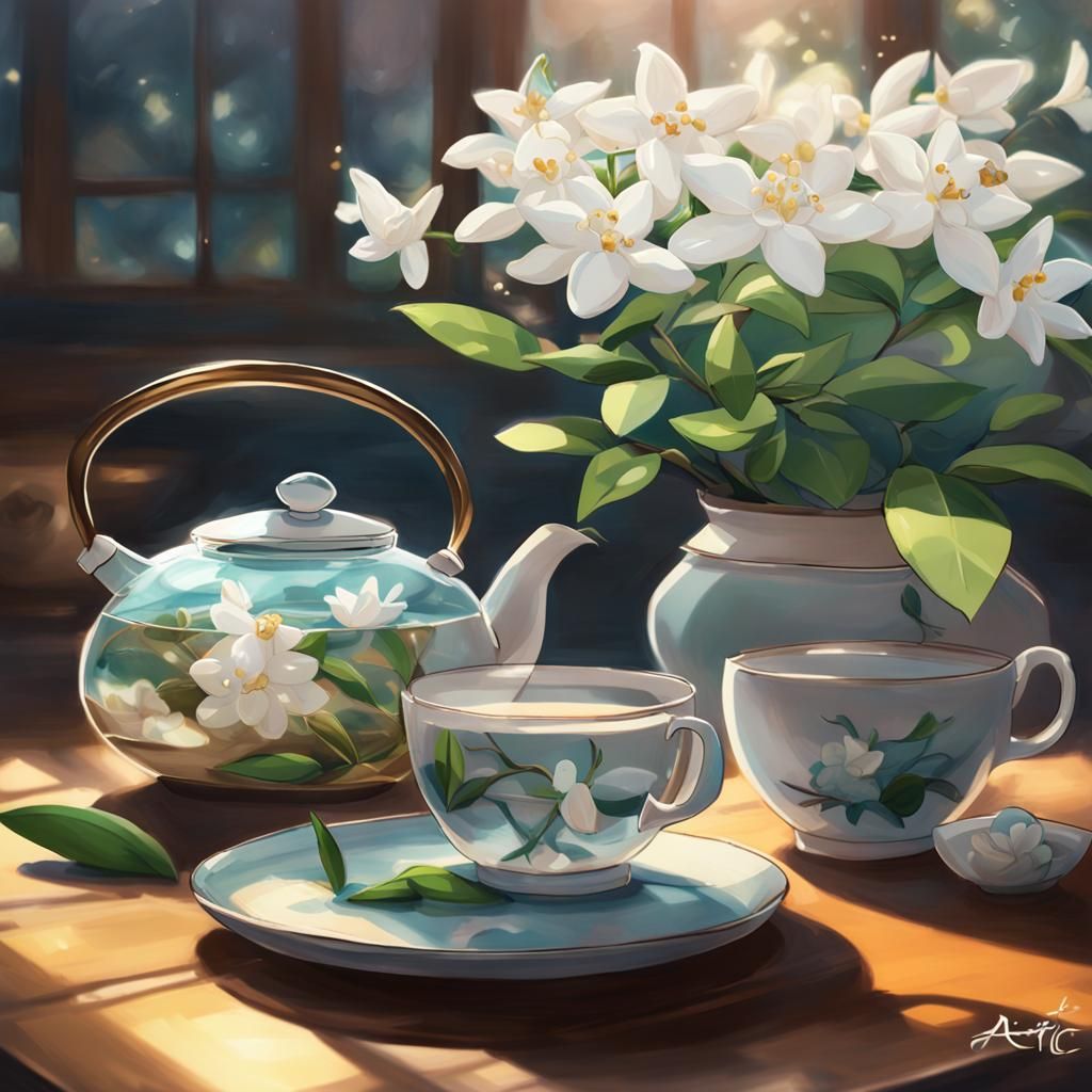 Jasmine Tea & Jasmine Flowers