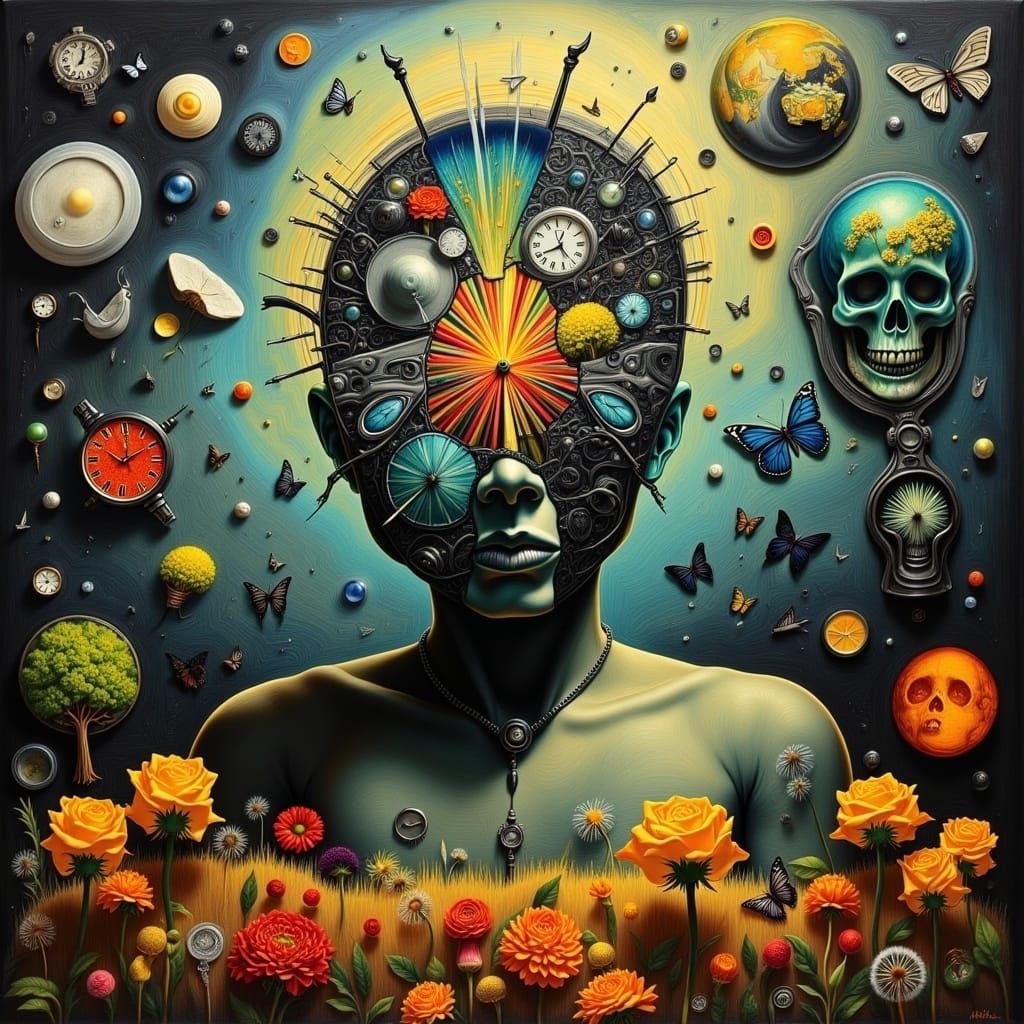 Shattered Mirror to the Fragmented Mind in Dark Surrealism