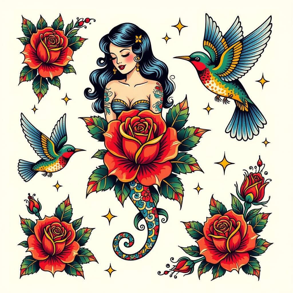 1965 Tattoo Flash
