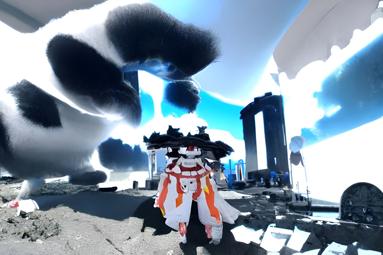 VR Anime Chaos: Space Station Temple in Virtual Reality