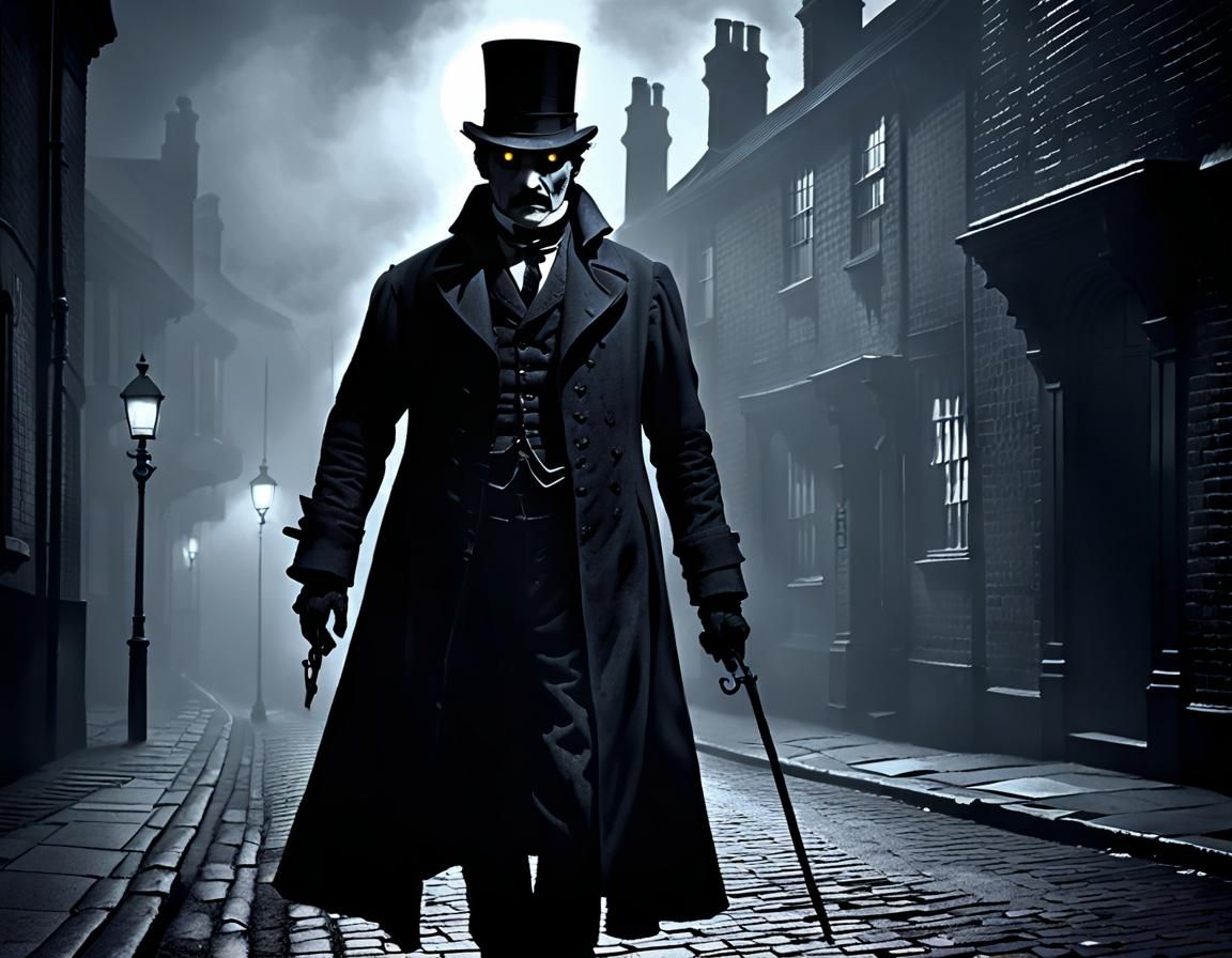 Sinister Jack the Ripper in Victorian London