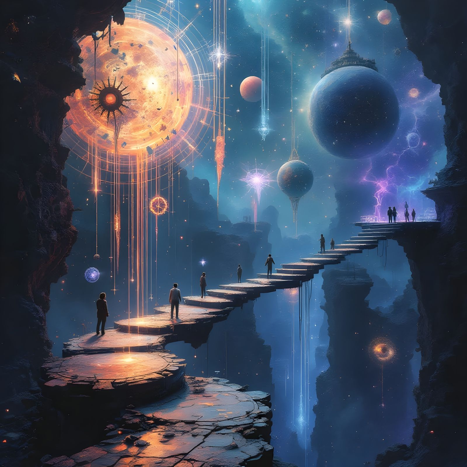 Cosmic Chaos Unleashed in a Fragmented Reality