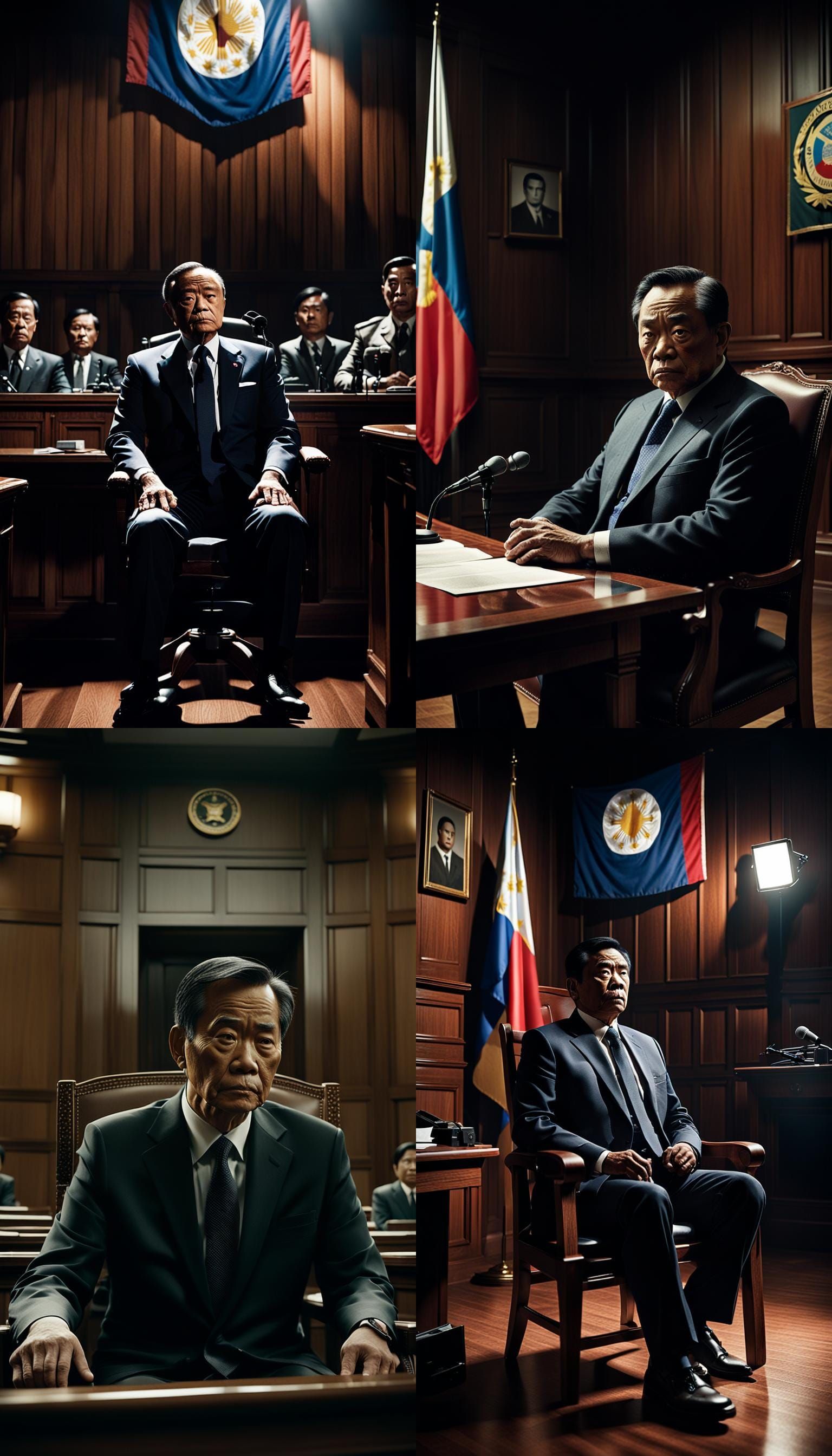 Intense Senate Investigation Scene in the Philippines