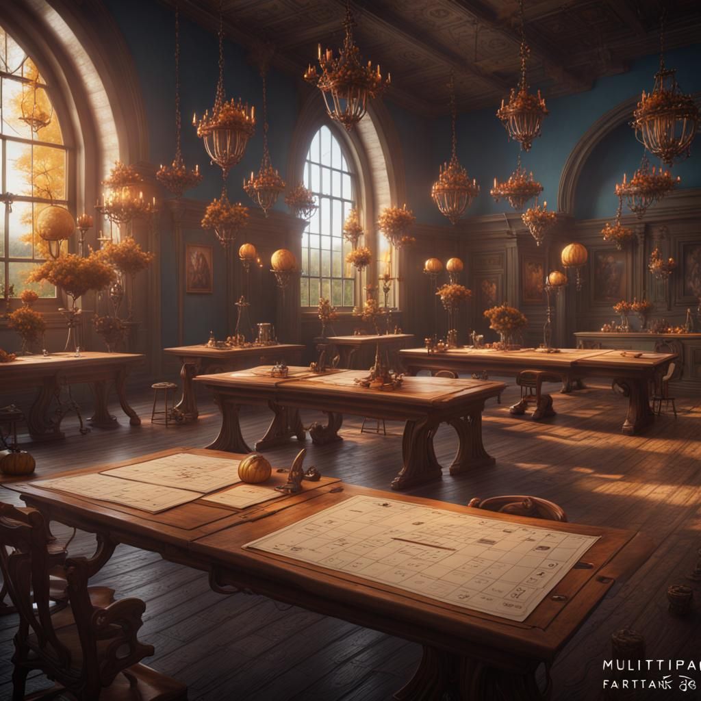 Fun Multiplication Lesson Plan in Detailed Matte Painting St...