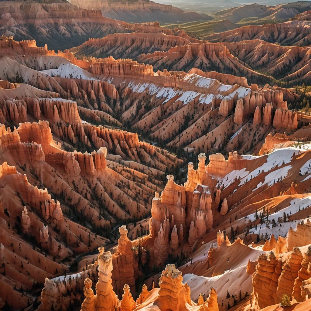 Bryce Canyon Sunset: Impressionist Landscape Photography