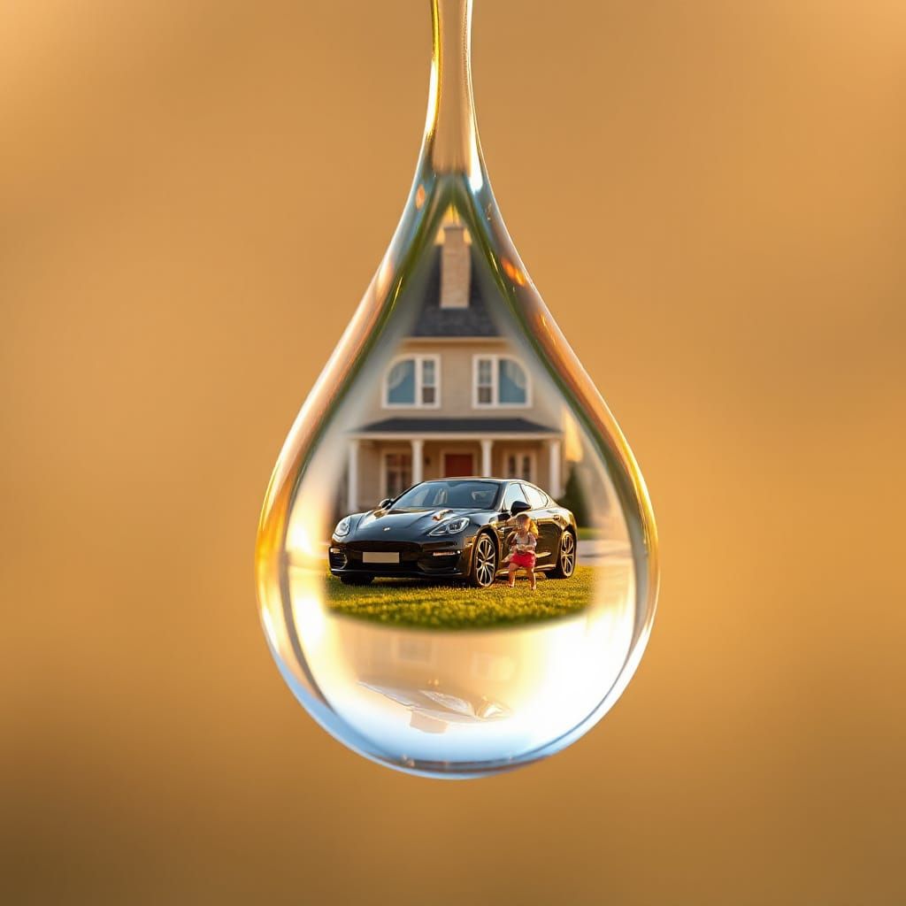 Precious Teardrop Reflects Family, Home, and Car