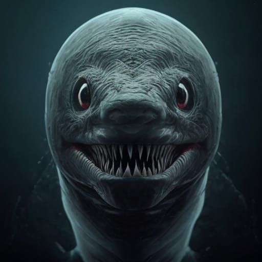 The Bloop Eel Frozen in Terror, Trapped in a Grave of Ice