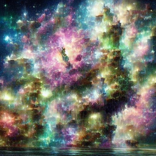 Fantasy Fairy with Fractured Arm in Nature Scene